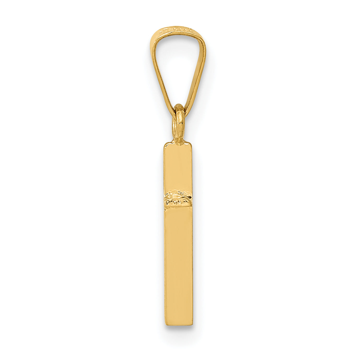 14K Gelbgold 14K Poliert Kreuz Anhänger