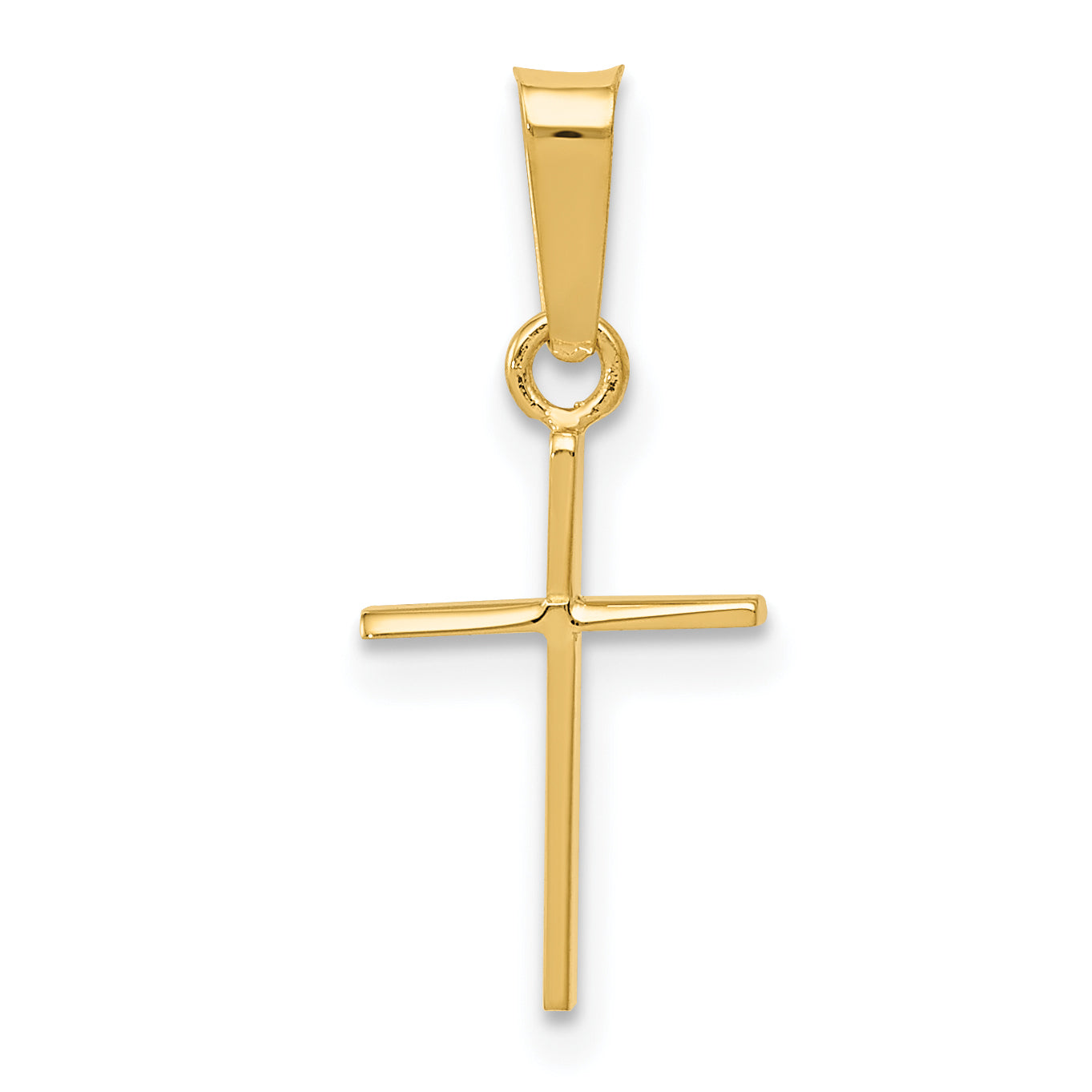 14K Gelbgold 14K Poliert Kreuz Anhänger