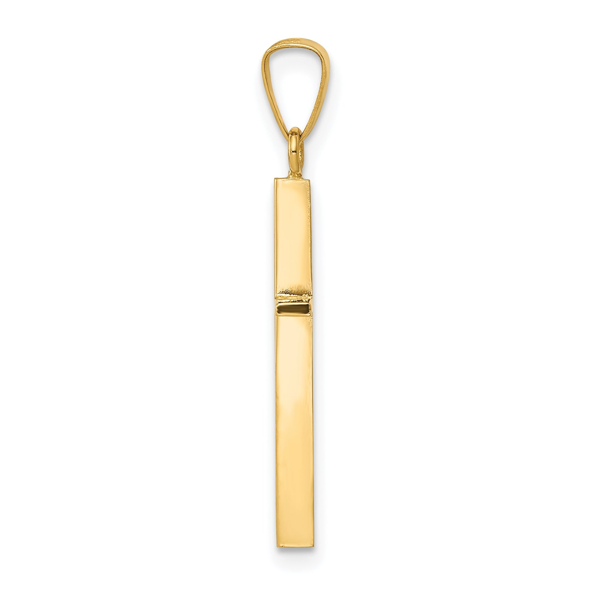14K Gelbgold 14K Kreuz Anhänger