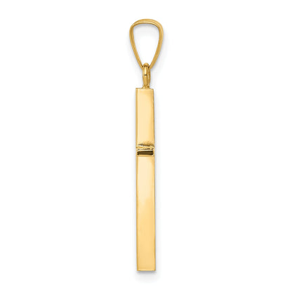 14K Gelbgold 14K Kreuz Anhänger