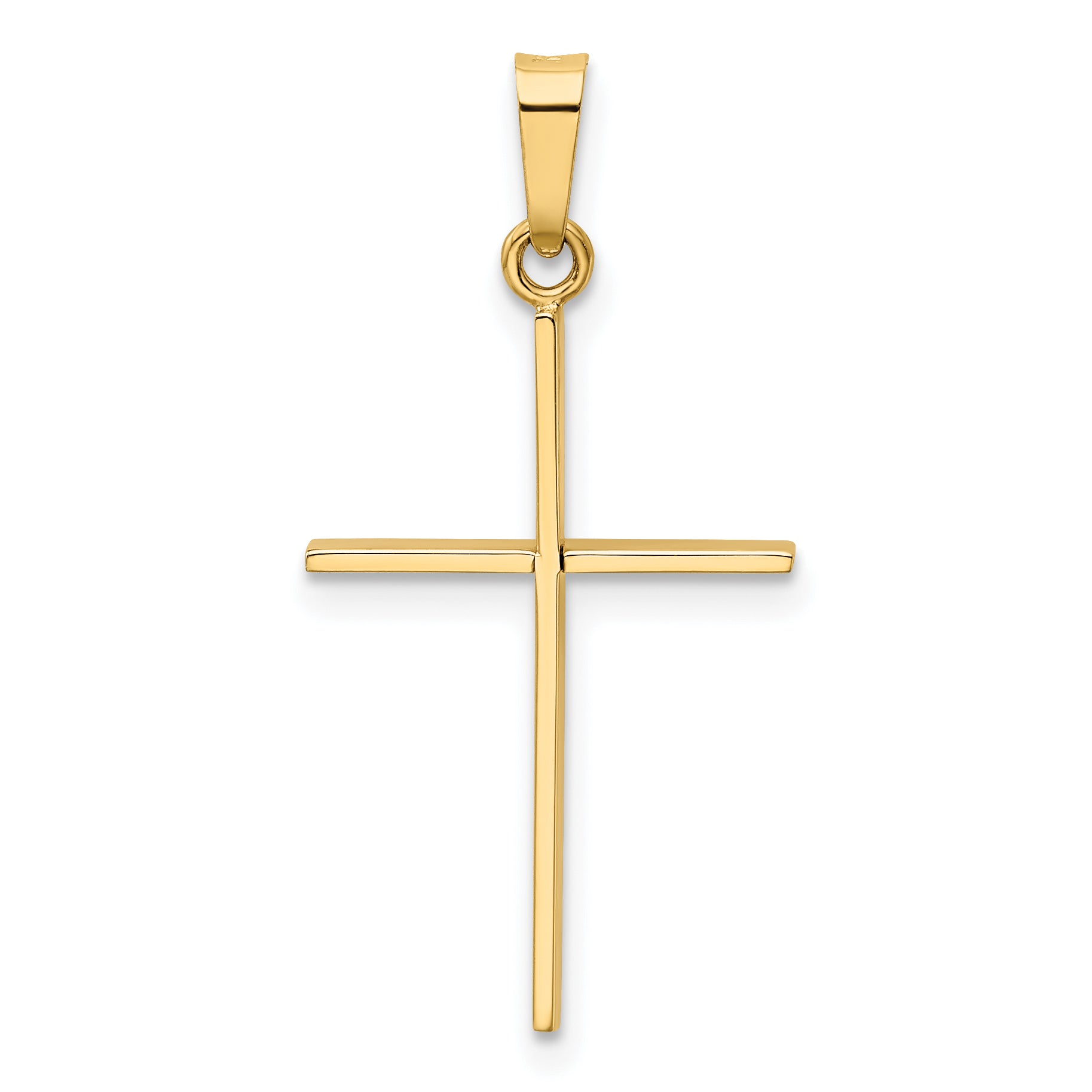 14K Gelbgold 14K Kreuz Anhänger