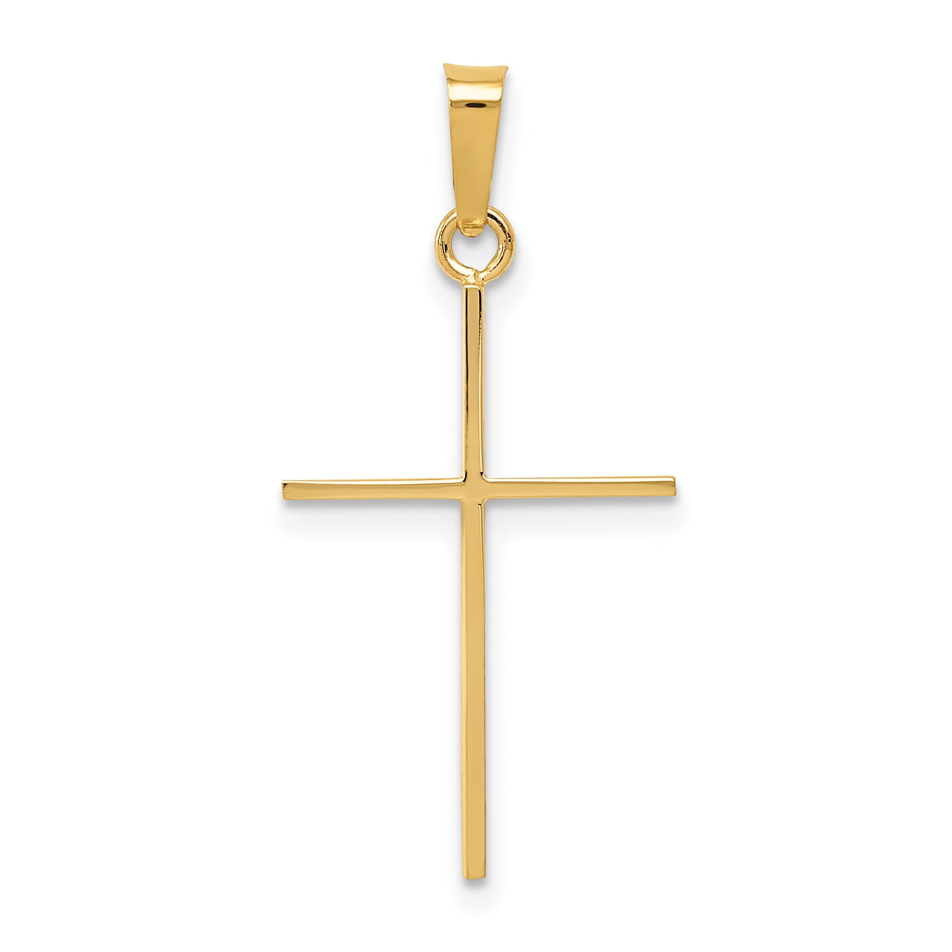 14K Gelbgold 14K Kreuz Anhänger