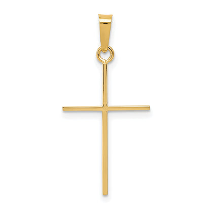 14K Gelbgold 14K Kreuz Anhänger