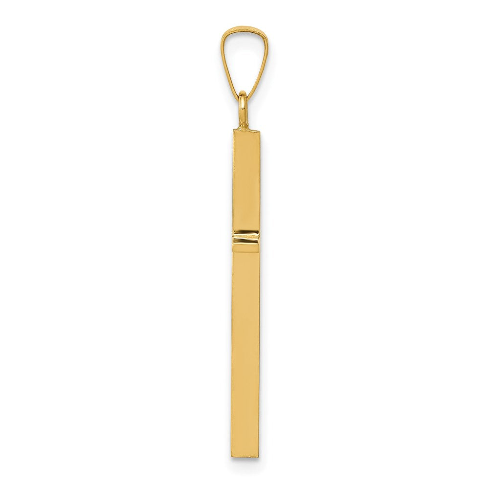 14K Gelbgold 14K Kreuz Anhänger