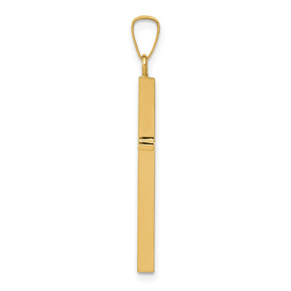 14K Gelbgold 14K Kreuz Anhänger