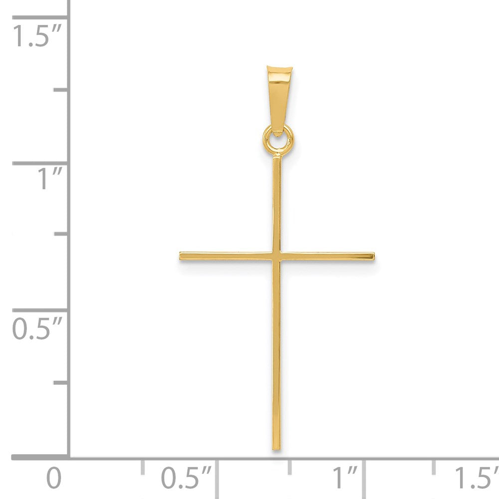 14K Gelbgold 14K Kreuz Anhänger