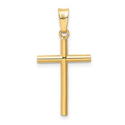 14K Gelbgold 14K Poliert Kreuz Anhänger