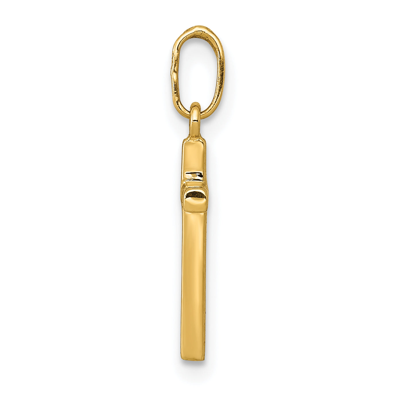 14K Gelbgold 14K Poliert Kreuz Anhänger