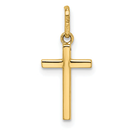 14K Gelbgold 14K Poliert Kreuz Anhänger