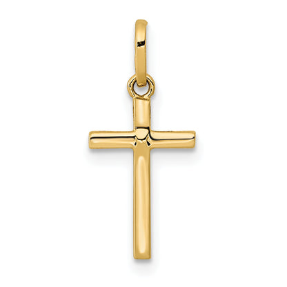 14K Gelbgold 14K Poliert Kreuz Anhänger