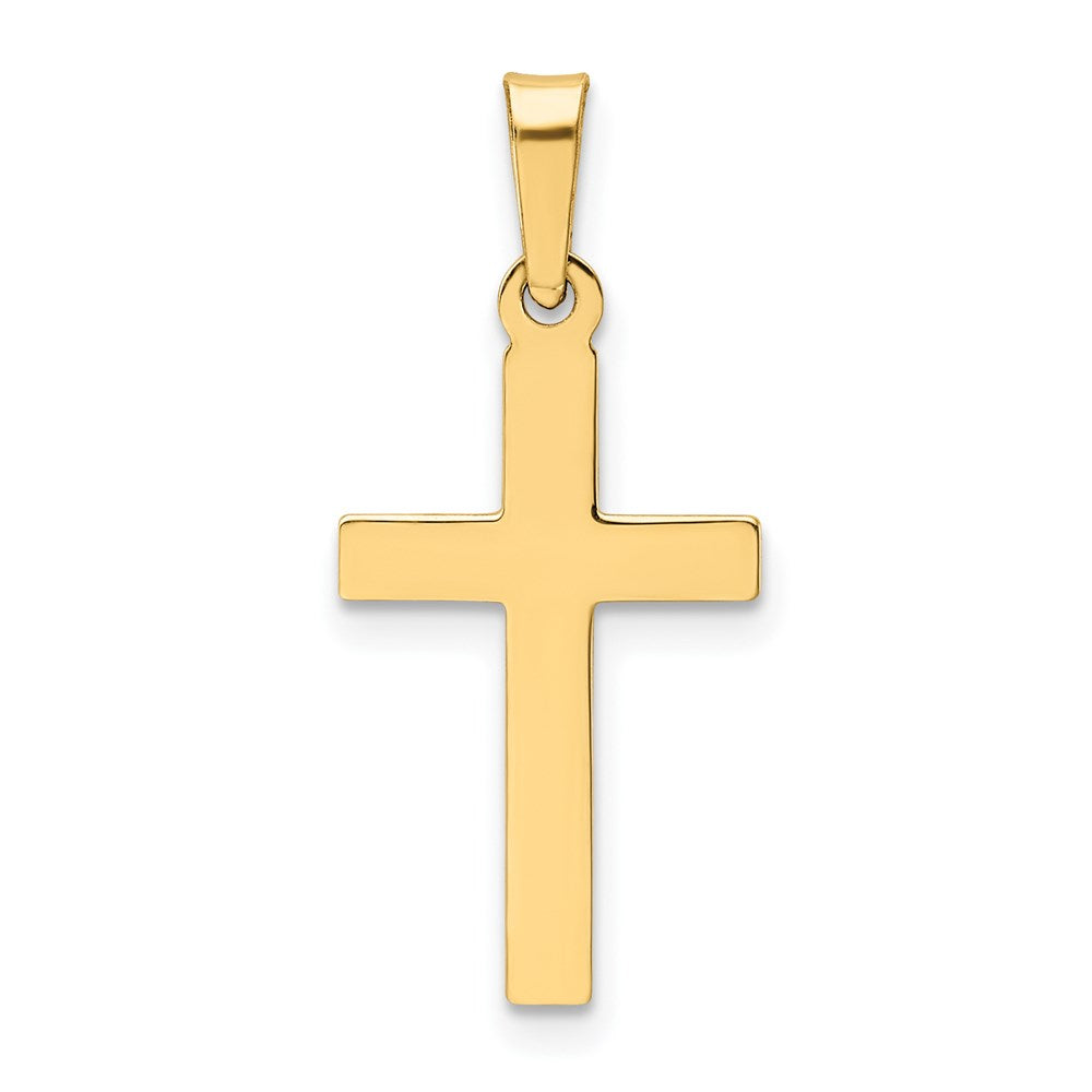 14K Gelbgold 14K Poliert Lateinisch Kreuz Anhänger
