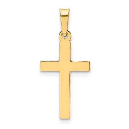 14K Gelbgold 14K Poliert Lateinisch Kreuz Anhänger