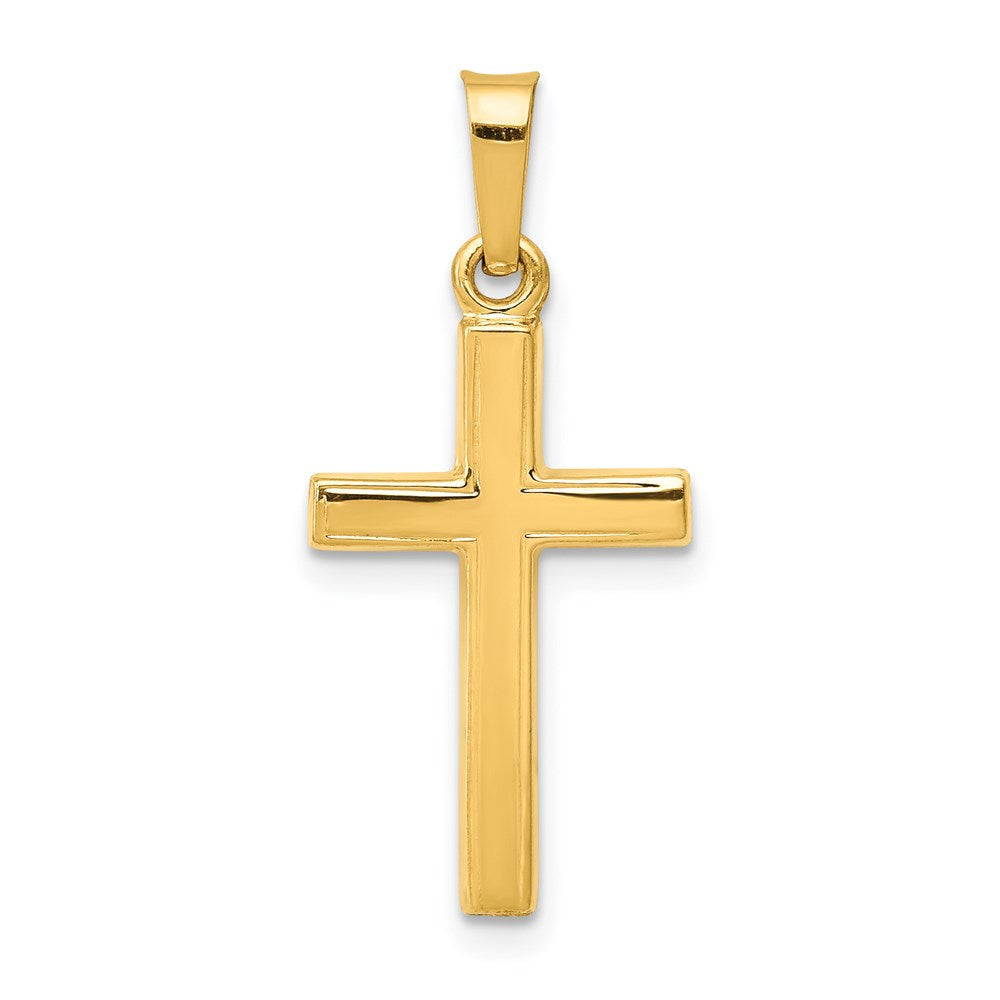 14K Gelbgold 14K Poliert Lateinisch Kreuz Anhänger