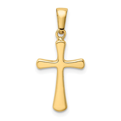 14K Gelbgold 14K Poliert Kreuz Anhänger