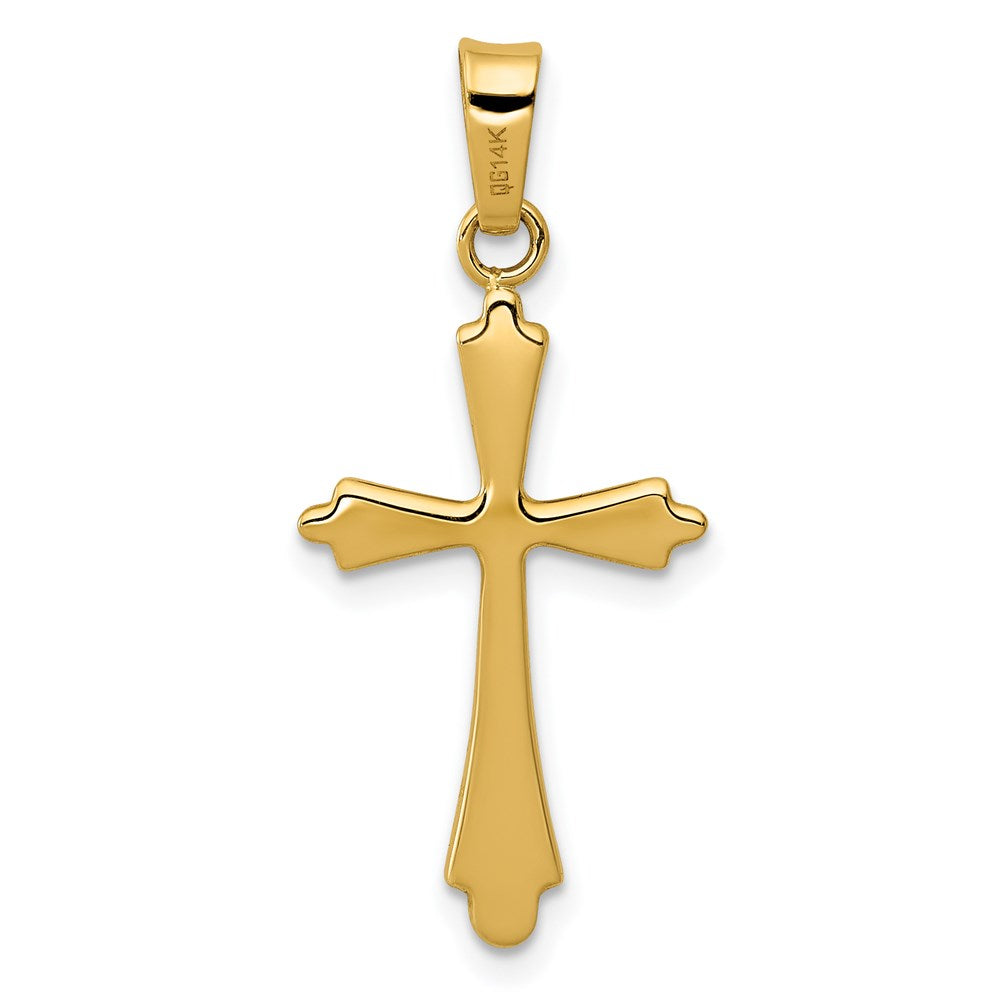 14K Gelbgold 14K Poliert Kreuz Anhänger