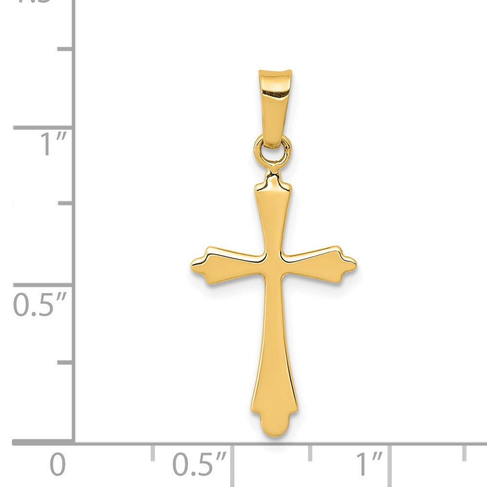 14K Gelbgold 14K Poliert Kreuz Anhänger