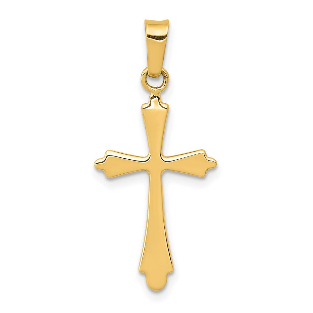 14K Gelbgold 14K Poliert Kreuz Anhänger