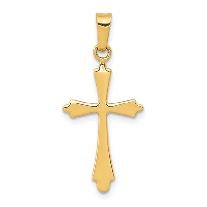 14K Gelbgold 14K Poliert Kreuz Anhänger