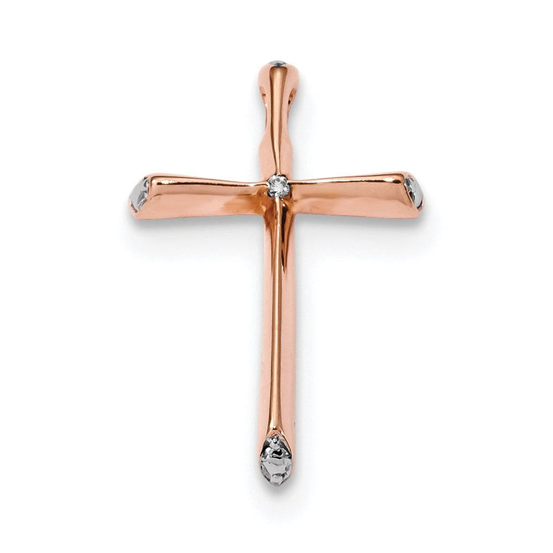 14K Roségold Diamant-Anhänger