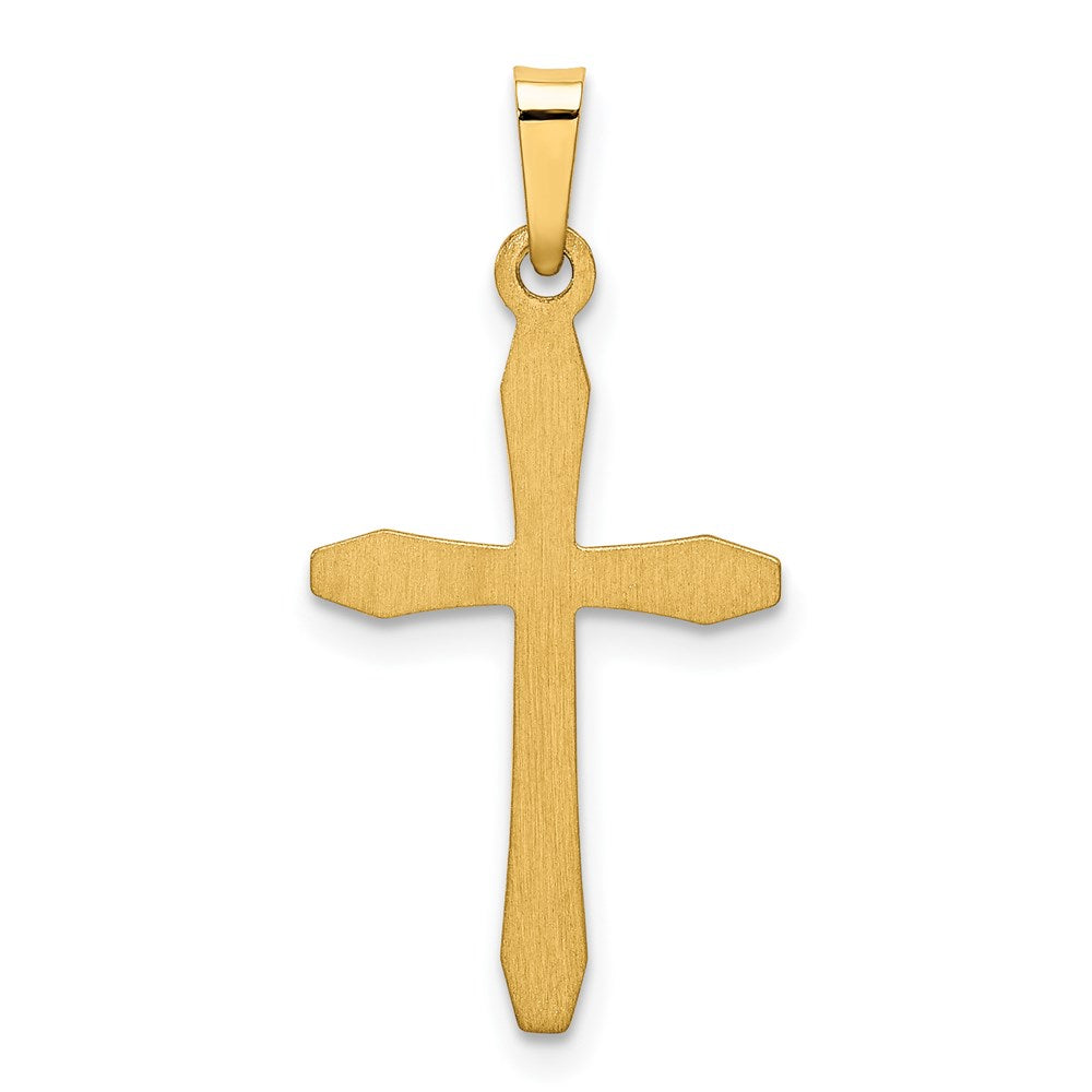 14K Gelbgold 14K Poliert Passion Kreuz Anhänger