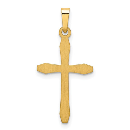 14K Gelbgold 14K Poliert Passion Kreuz Anhänger