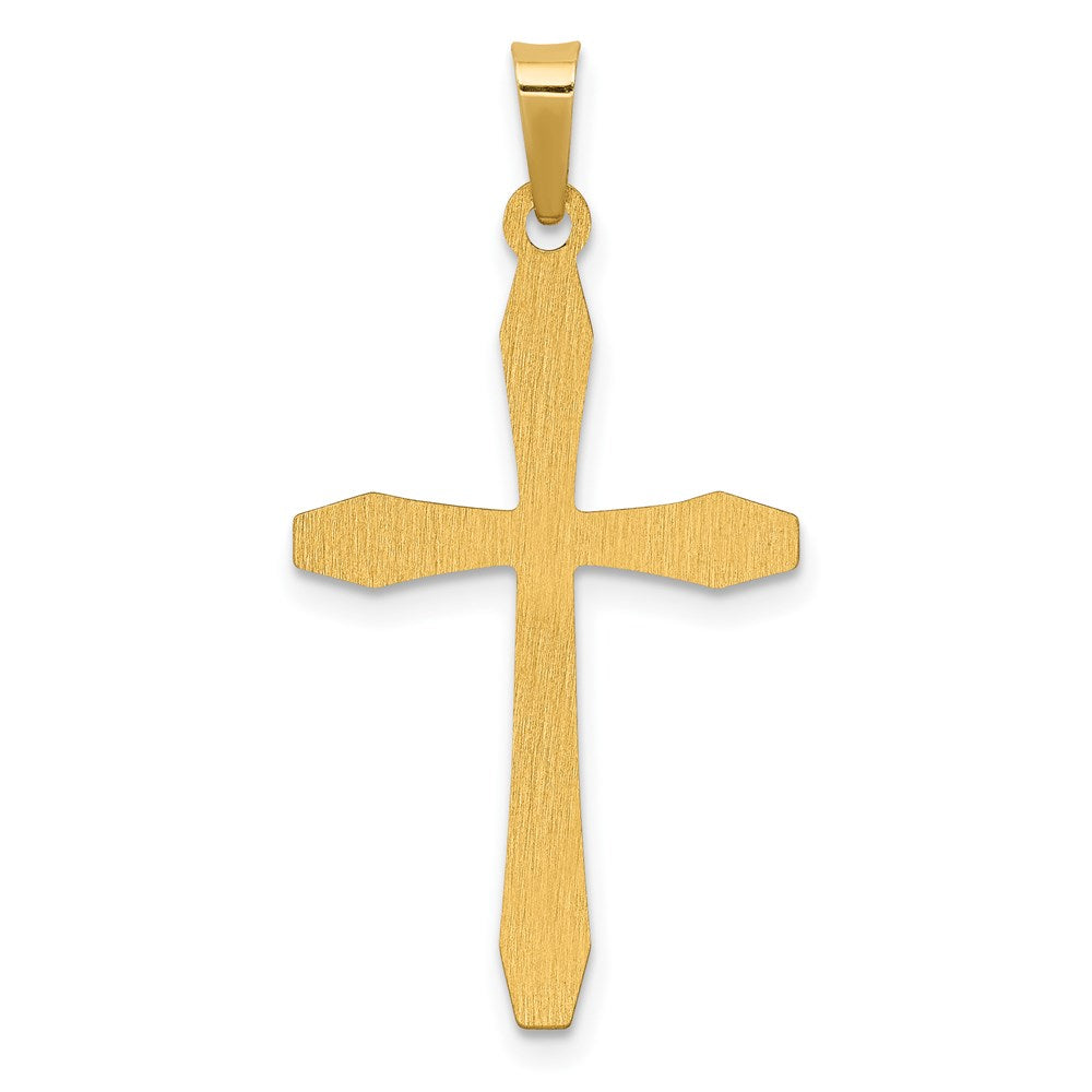 14K Gelbgold 14K Poliert Kreuz Anhänger