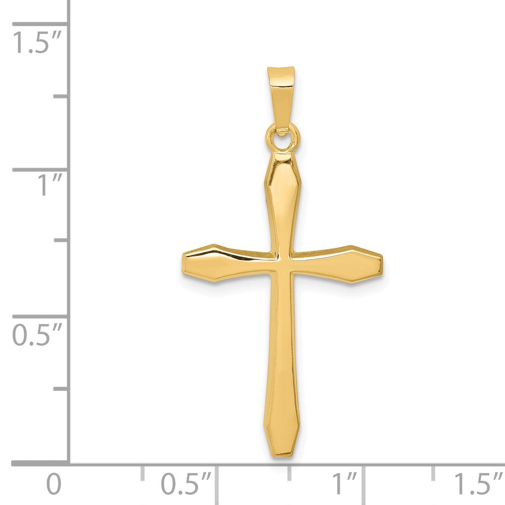 14K Gelbgold 14K Poliert Kreuz Anhänger