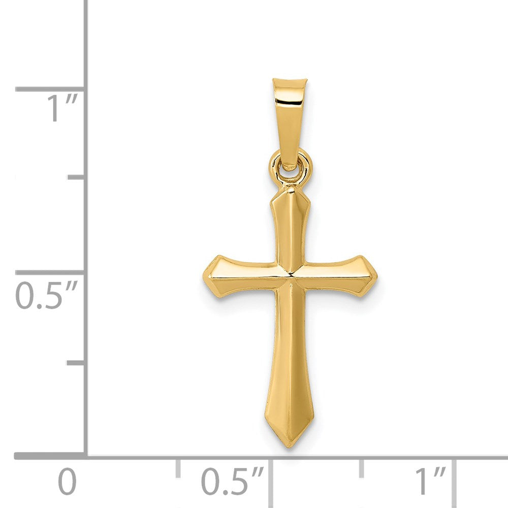 14K Gelbgold 14K Poliert Kreuz Anhänger