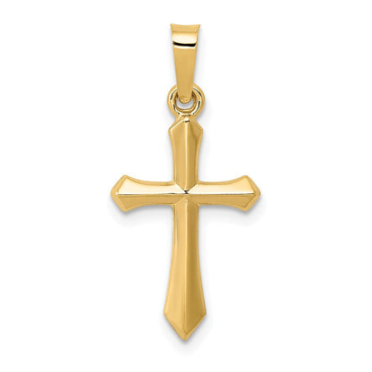 14K Gelbgold 14K Poliert Kreuz Anhänger