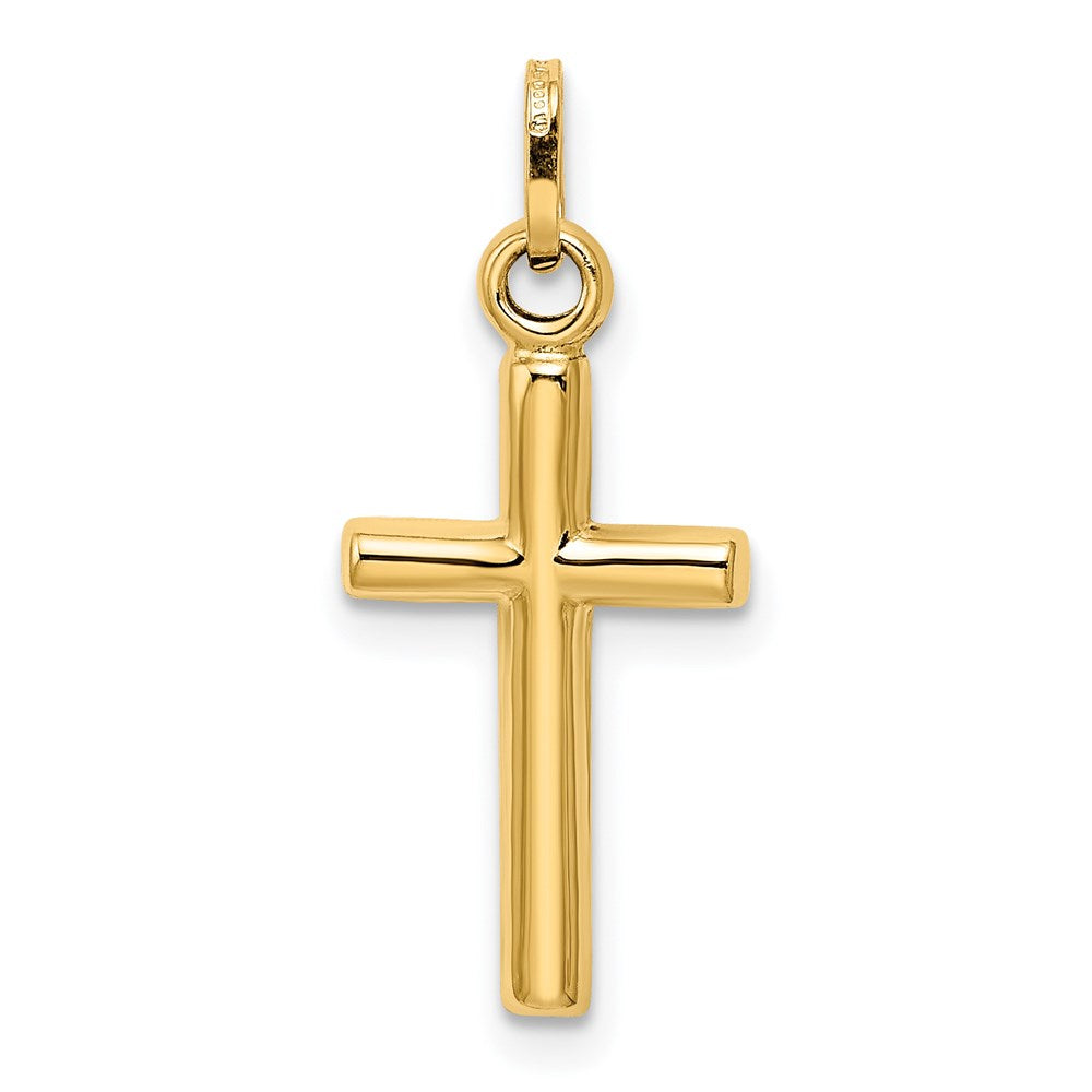 14K Gelbgold 14K Hohl Kreuz Anhänger