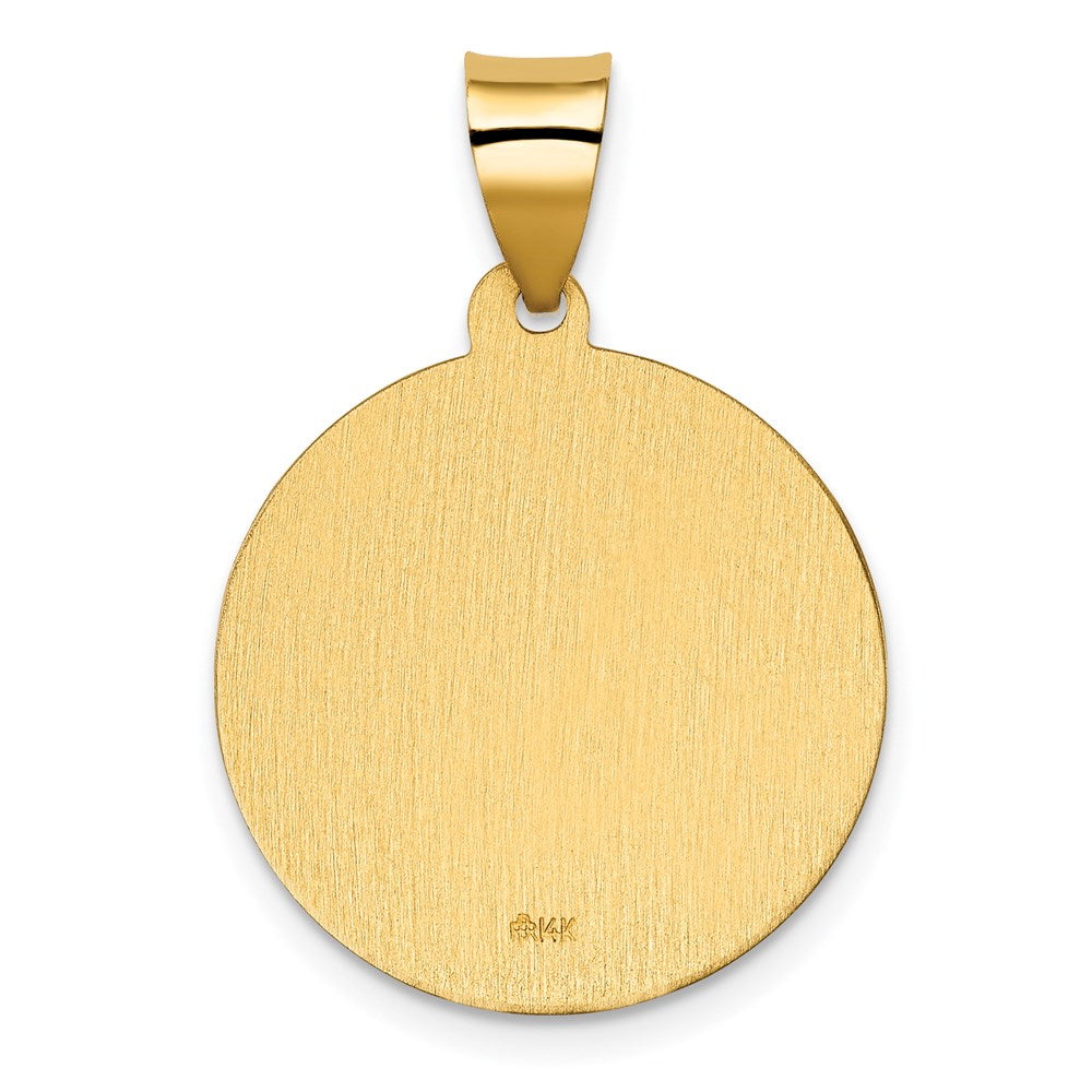 14K Gelbgold 14K Poliert / Satiniert Hohl Spanish St. Jude Thaddeus Medaille