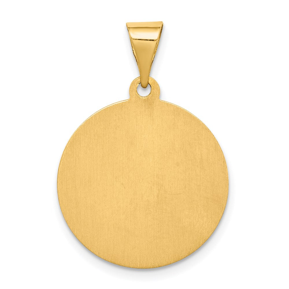 14K Gelbgold 14K Poliert / Satiniert St. Maria Goretti Hohl Medaille Anhänger