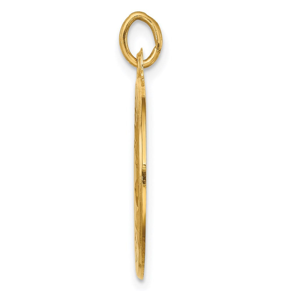 14K Gelbgold Massiv Poliert/satin Klein Rund St. Joseph Medaille
