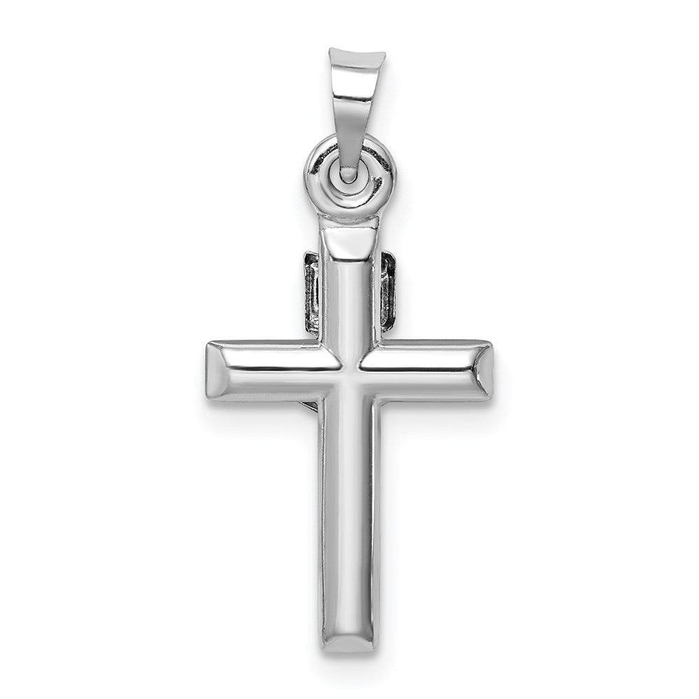 14K Weißgold 14K Weißgold Hohl Kruzifix Anhänger