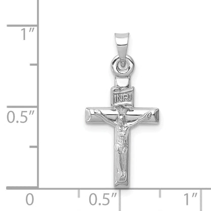 14K Weißgold 14K Weißgold Hohl Kruzifix Anhänger