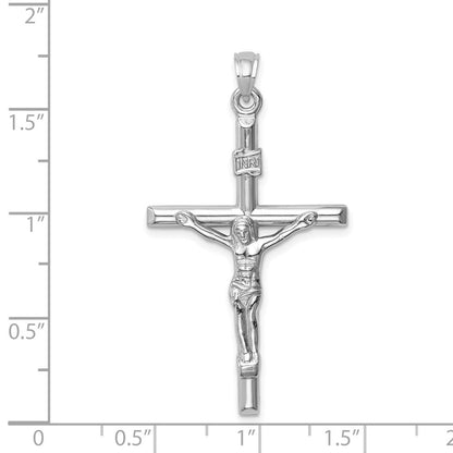 14K Weißgold 14K Weißgold Hohl Kruzifix Anhänger