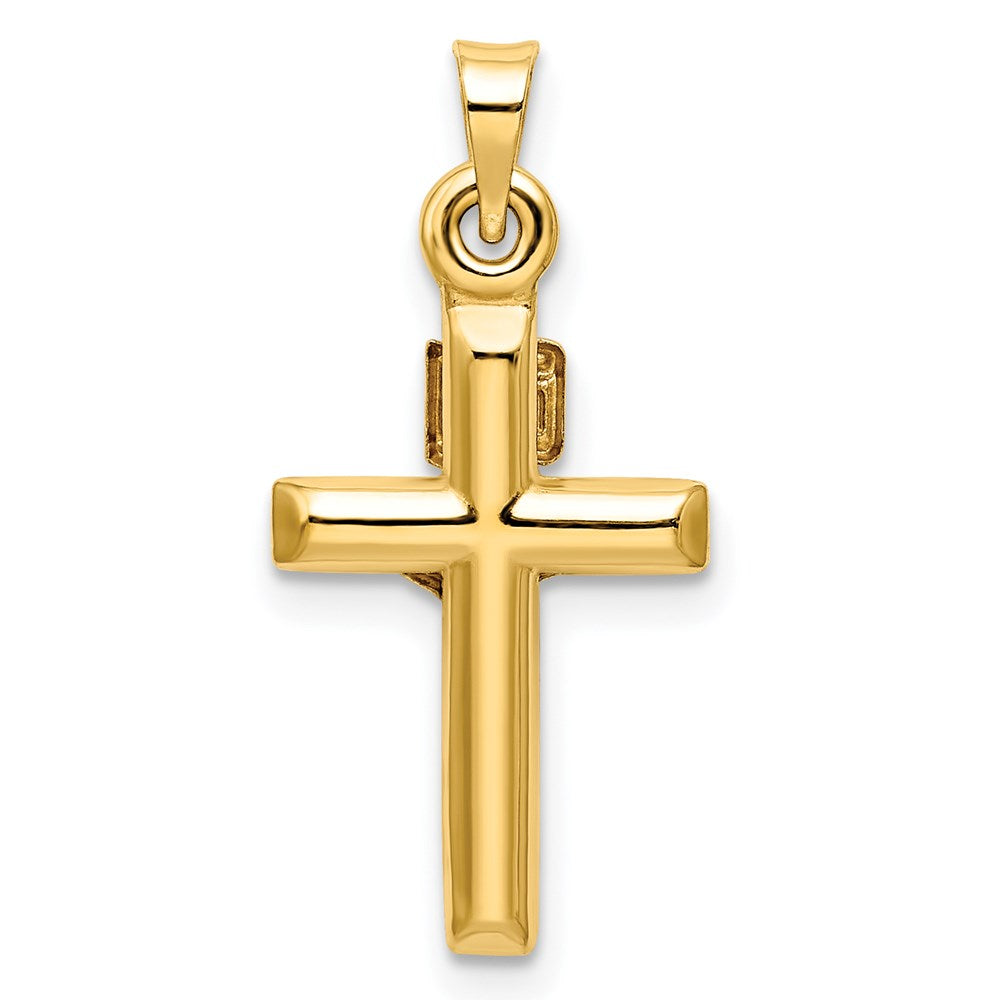 14K Bicolor 14K Bicolor Hohl Kruzifix Anhänger