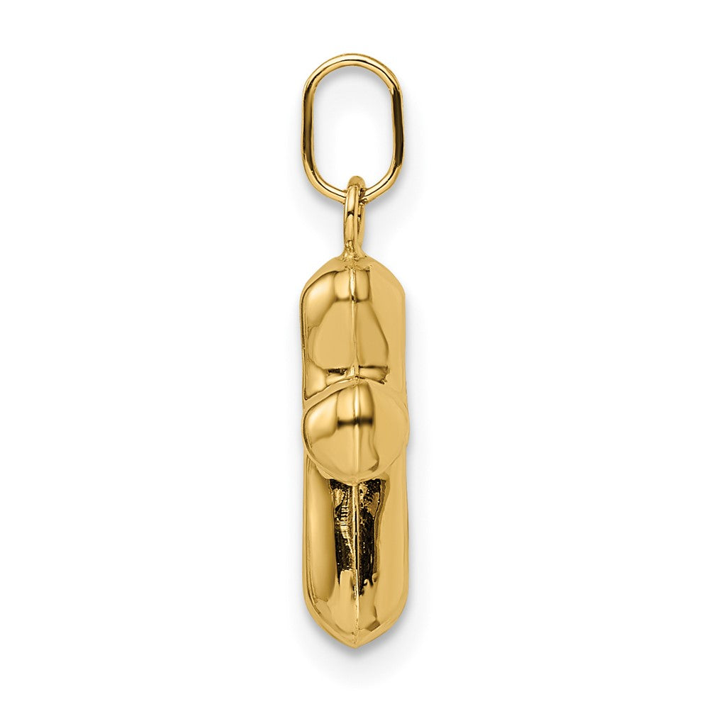 14K Gelbgold 14K Poliert Gewölbt Kreuz Anhänger