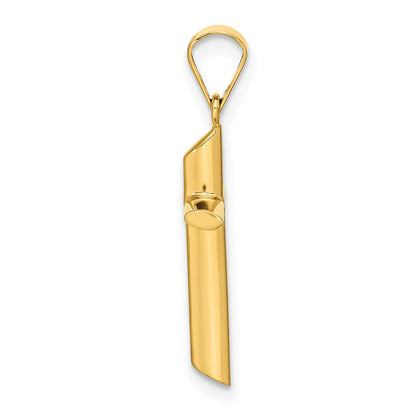 14K Gelbgold 14K Poliert Kreuz Anhänger