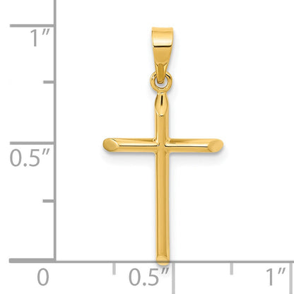14K Gelbgold 14K Poliert Kreuz Anhänger