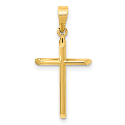 14K Gelbgold 14K Poliert Kreuz Anhänger