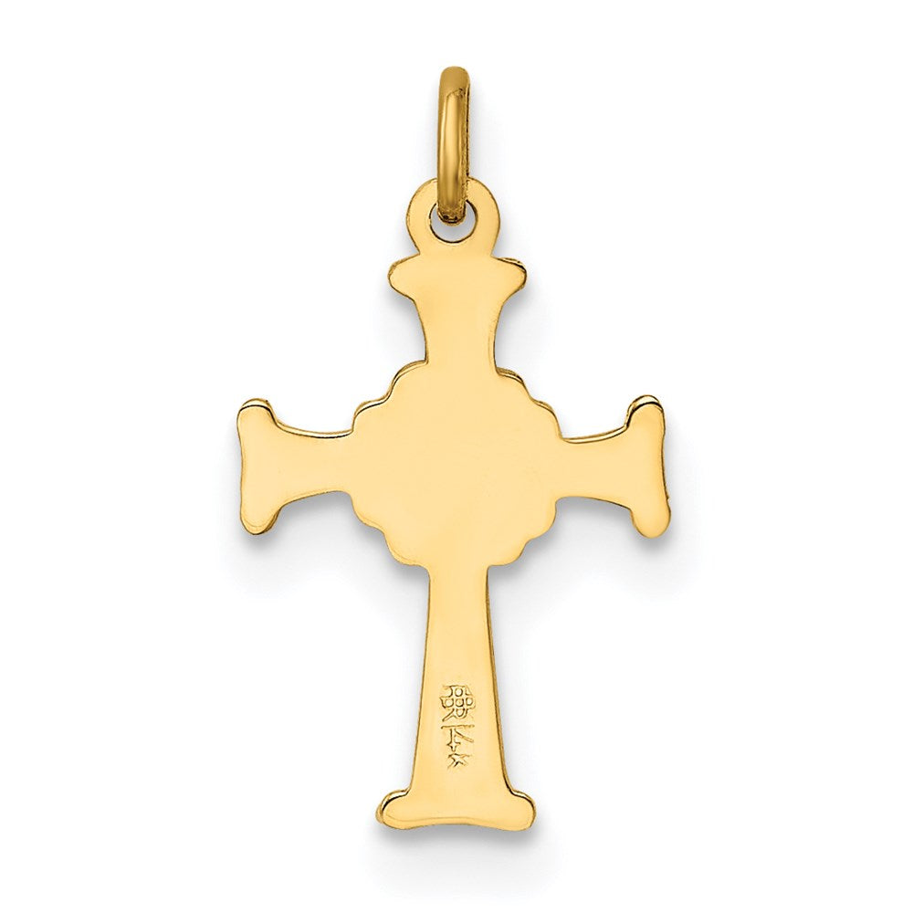 14K Gelbgold 14K Keltisch Kreuz Charm