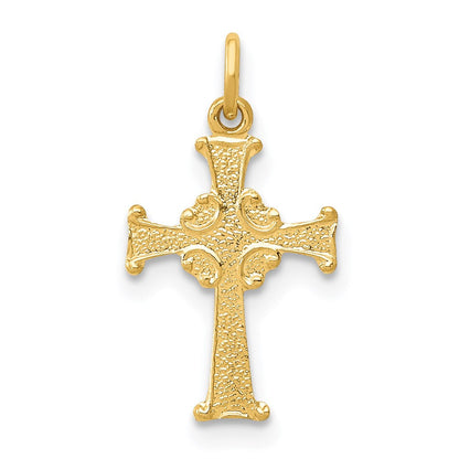 14K Gelbgold 14K Keltisch Kreuz Charm