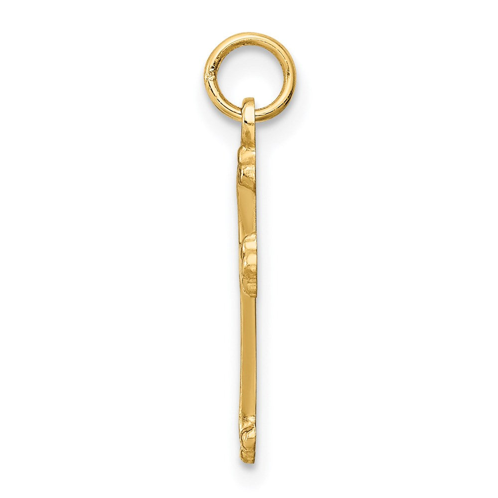 14K Gelbgold 14K Kreuz Charm