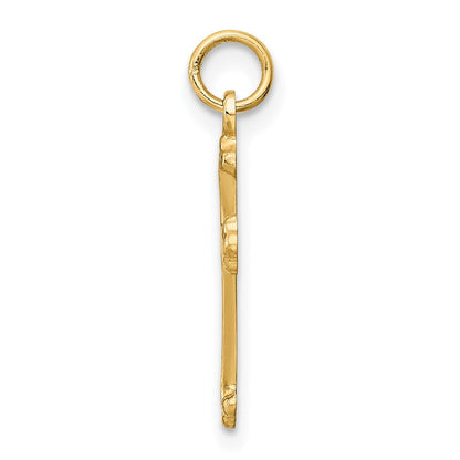 14K Gelbgold 14K Kreuz Charm