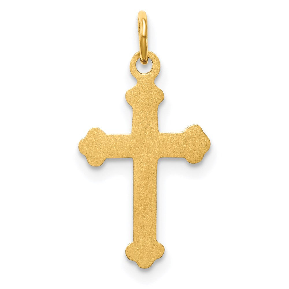 14K Gelbgold 14K Kreuz Charm