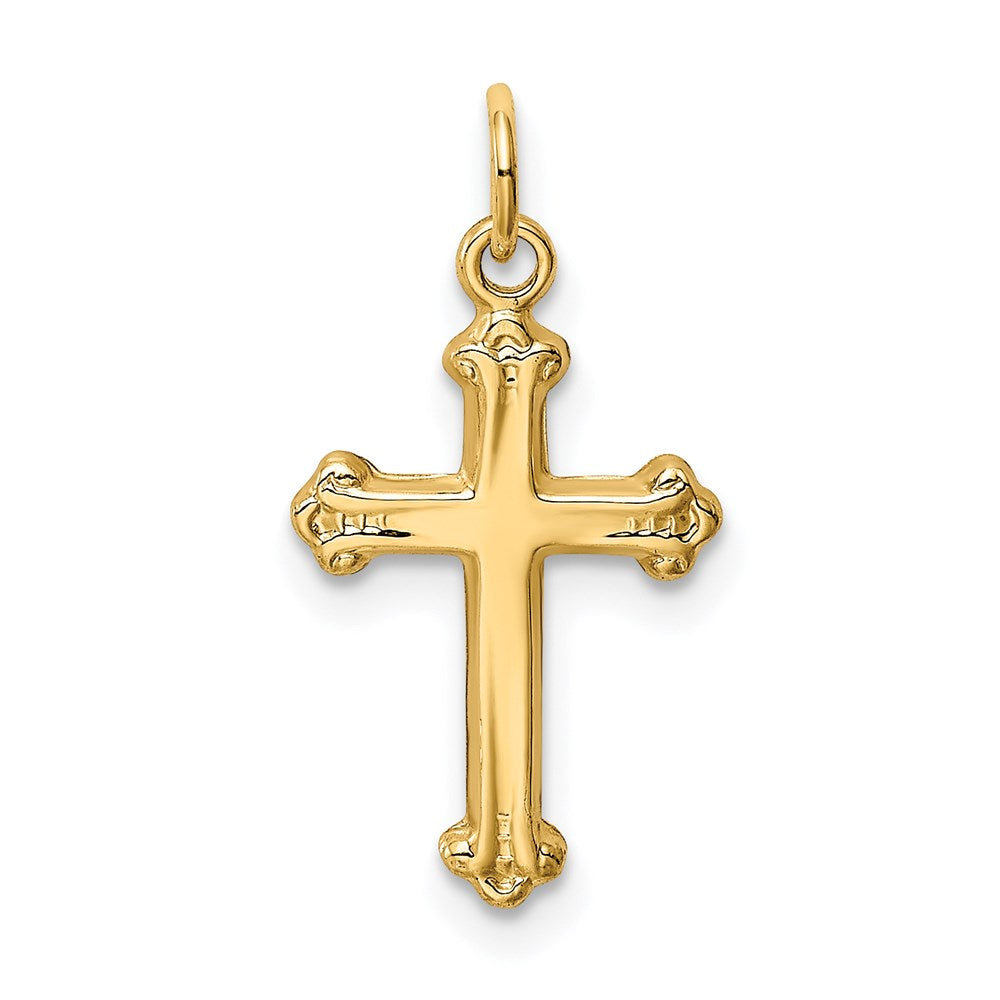 14K Gelbgold 14K Kreuz Charm
