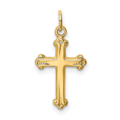 14K Gelbgold 14K Kreuz Charm