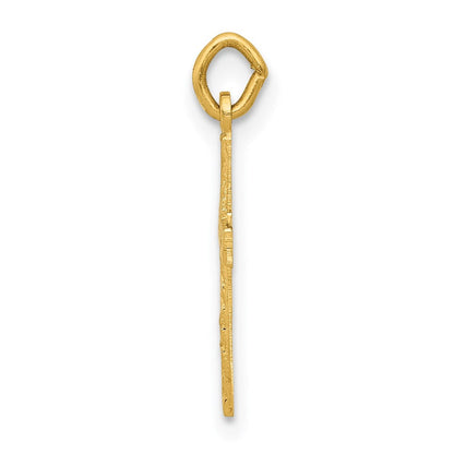 14K Gelbgold 14K Klein Kreuz Charm