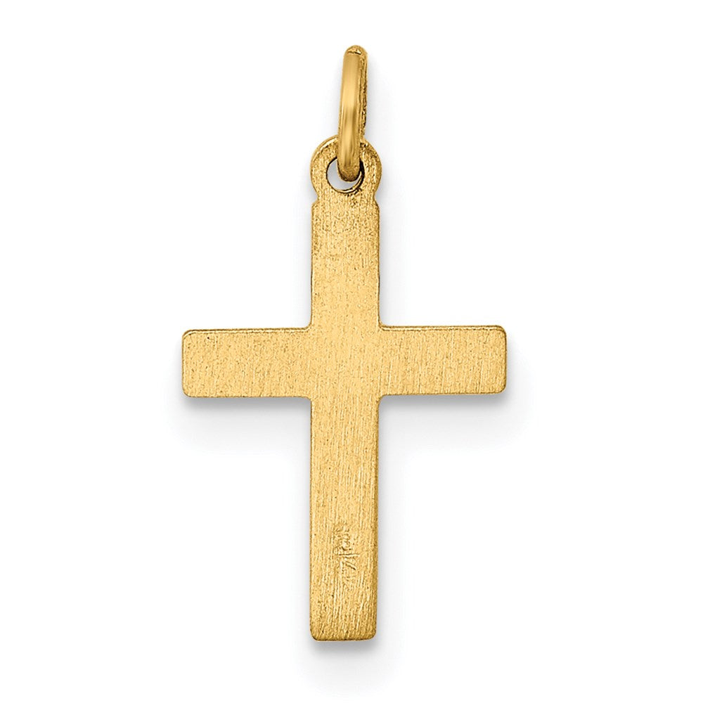 14K Gelbgold 14K Klein Kreuz Charm